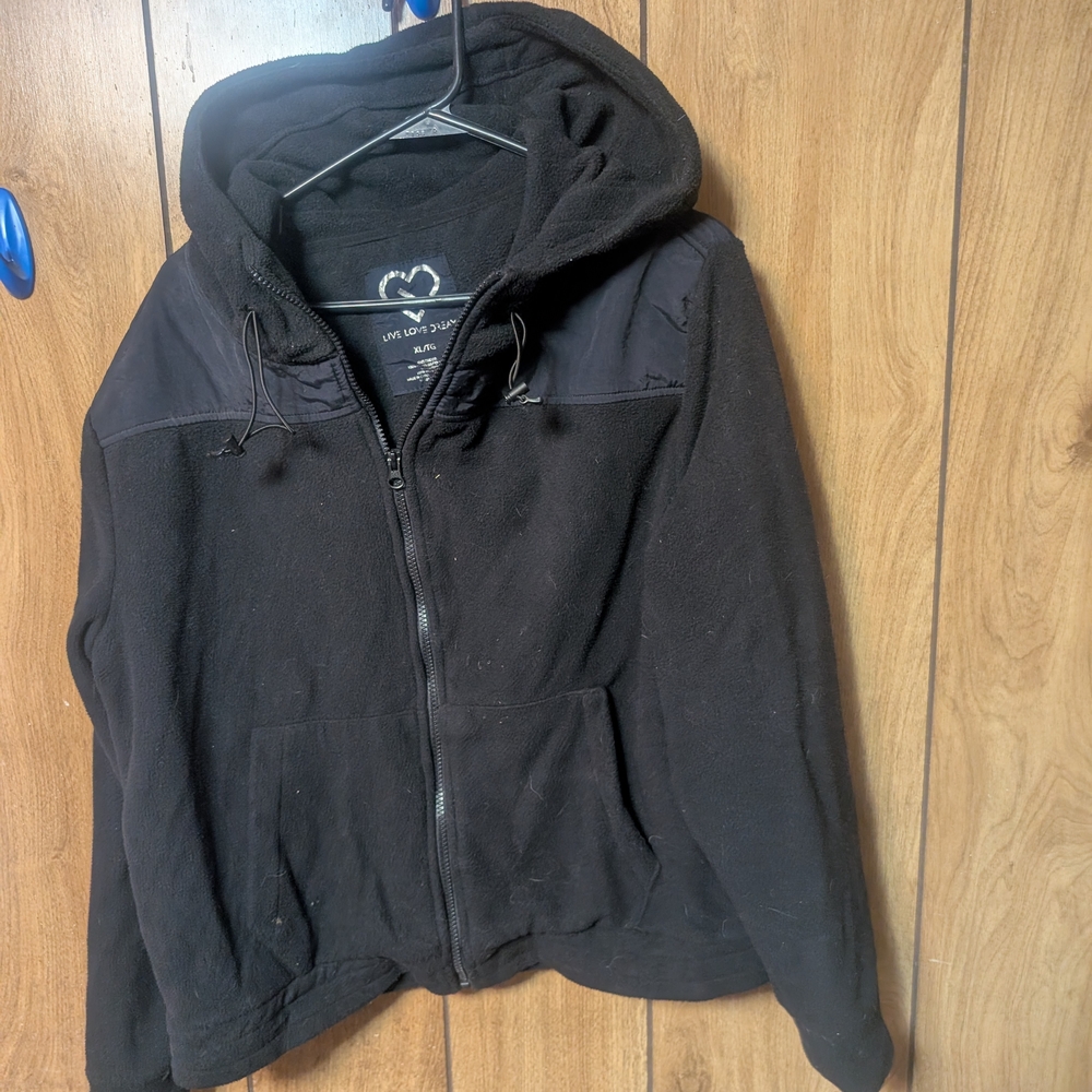 Aeropostale Black Fleece with Heart Design